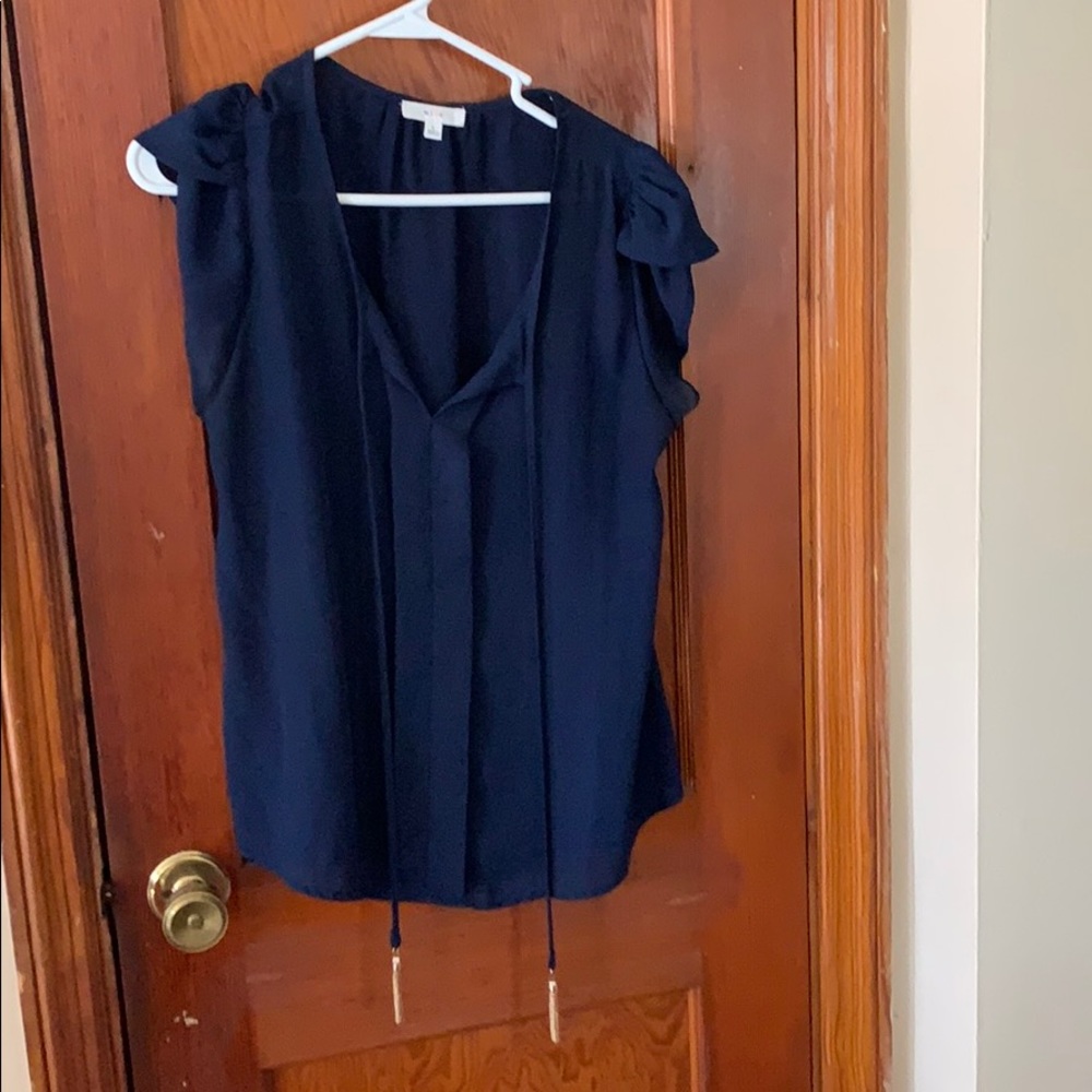 Navy blouse large